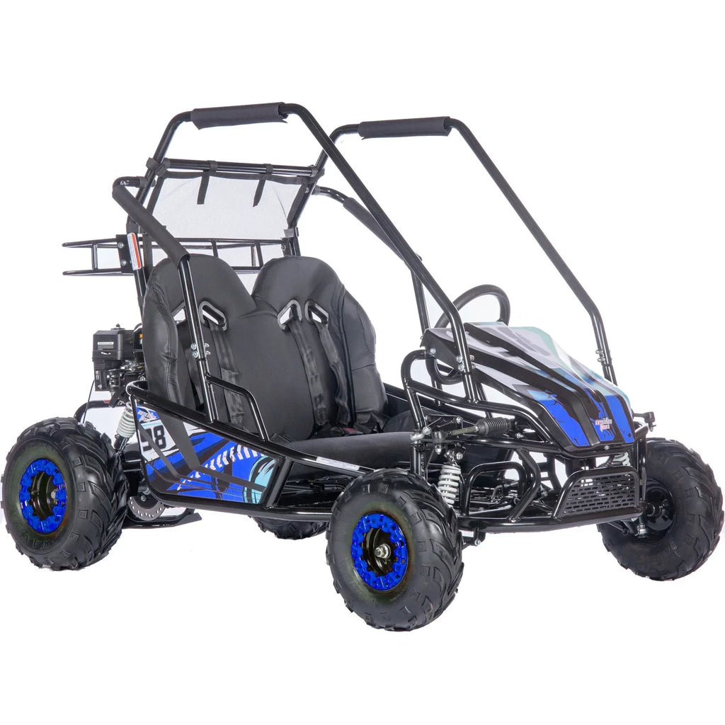 MotoTec Mud Monster XL 212cc 2-Seat Full-Suspension Go-Kart – Off-Road Gas Kart | TSH