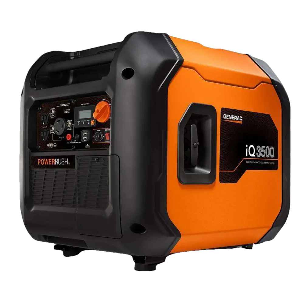 Generac iQ3500 Inverter Generator – 3500W/3000W Ultra-Quiet Portable Generator