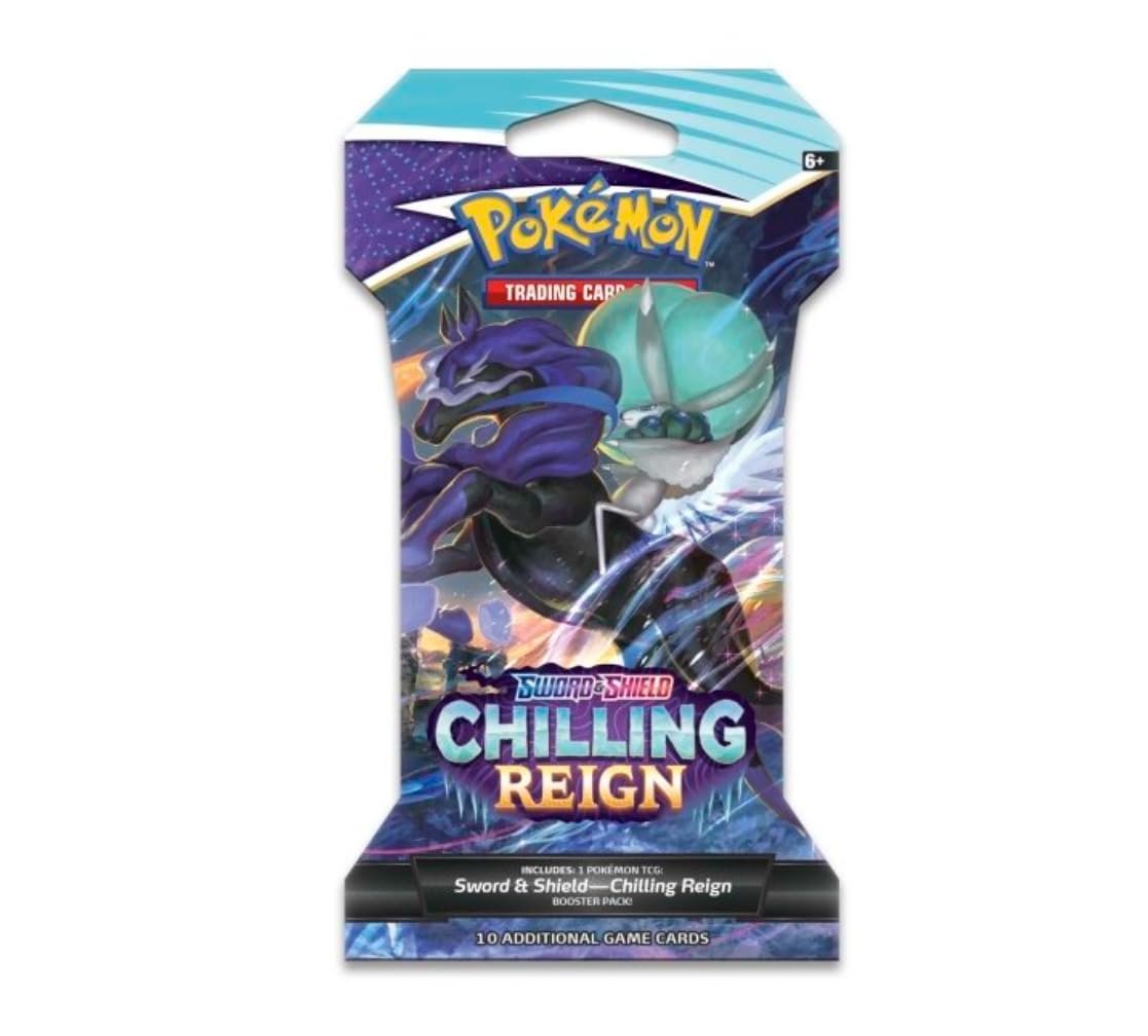 Pokemon Sword & Shield Chilling Reign Sleeved Booster | Spectrier