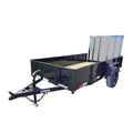 5×10 ft Utility Trailer – Straight Deck with 18″ Sides & Tall Rear Loading Gate | TSH