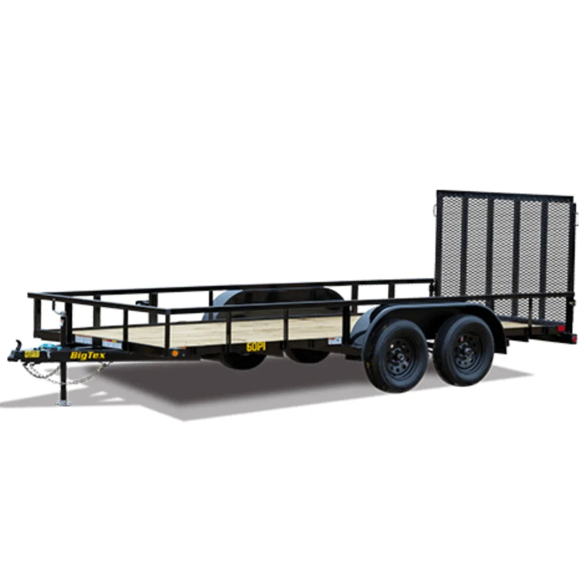 Big Tex 60PI 12×6.4 ft Tandem Axle Utility Trailer – 6,000 lb GVWR Pipe Top Cargo Trailer | TSH