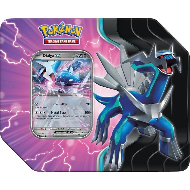 Pokemon TCG: Scarlet & Violet Azure Legends Tin - Dialga ex (5 Packs)