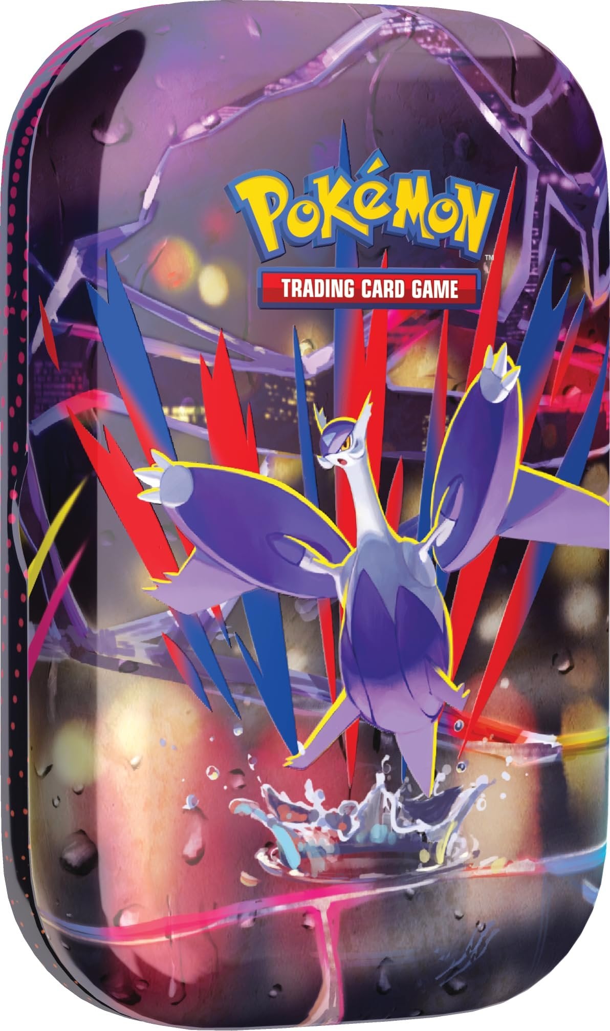 Pokémon TCG: Mega Heroes Mini Tin – Mega Latias (1 Sticker, 1 Art Card & 2 Booster Packs)