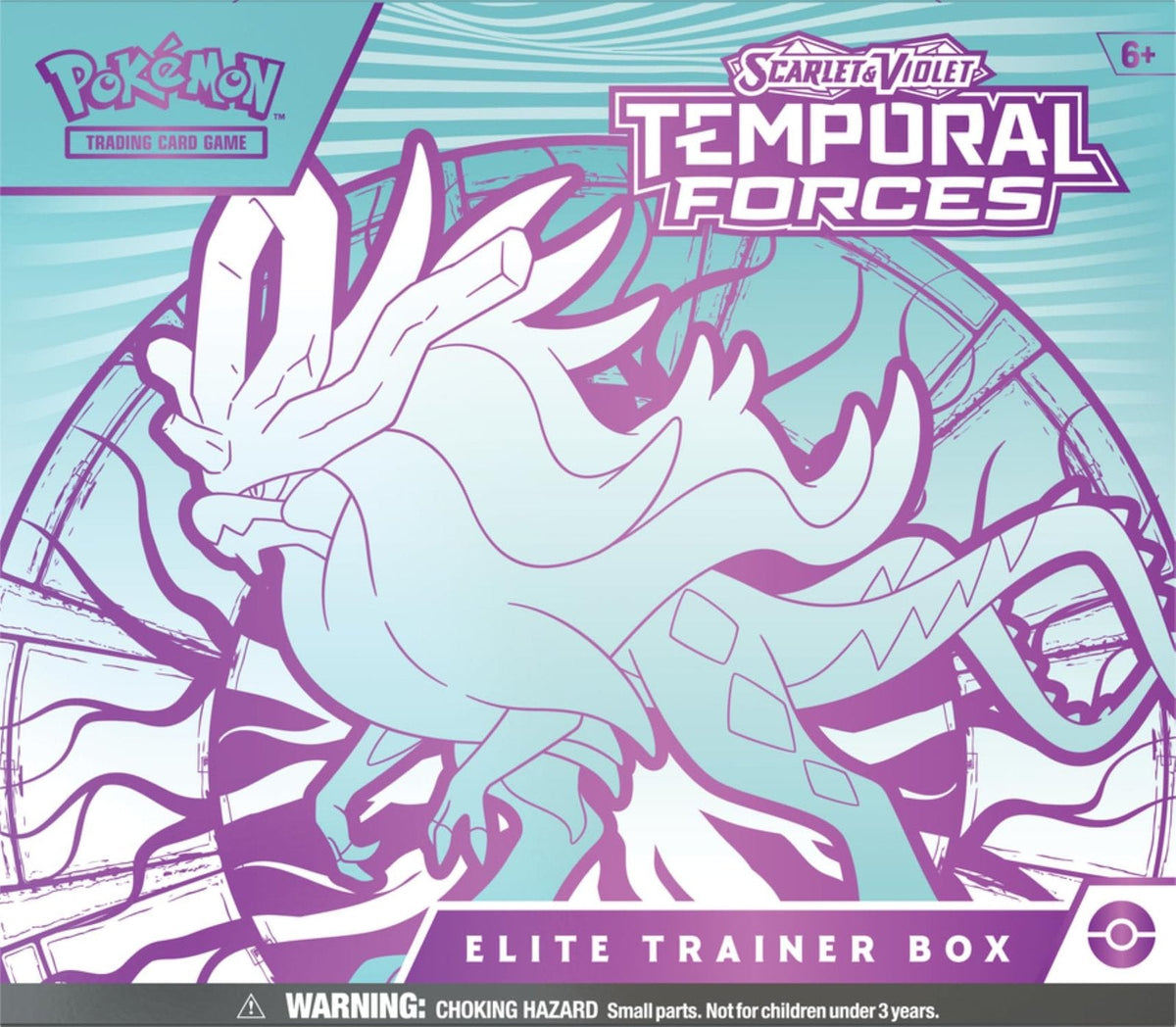 Pokemon TCG: SV5 Temporal Forces Elite Trainer Box - Walking Wake