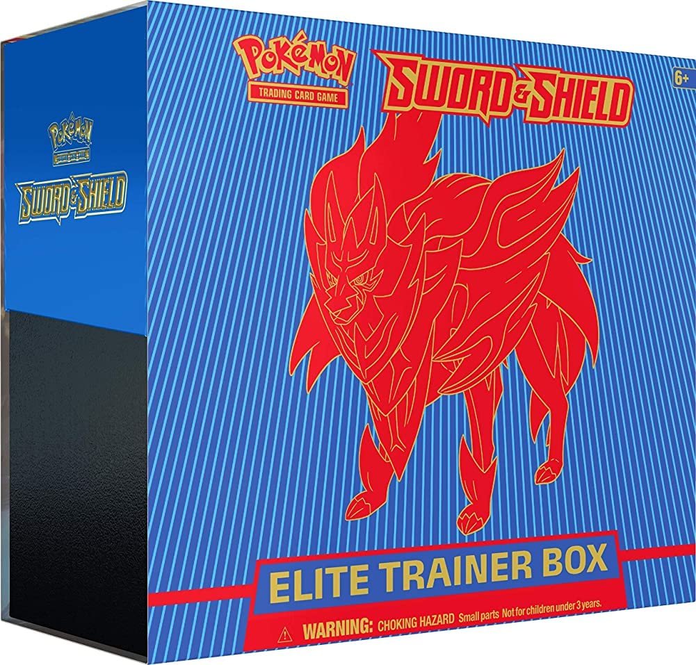 Pokemon TCG: Sword & Shield Elite Trainer Box - Zamazenta - 8 Packs