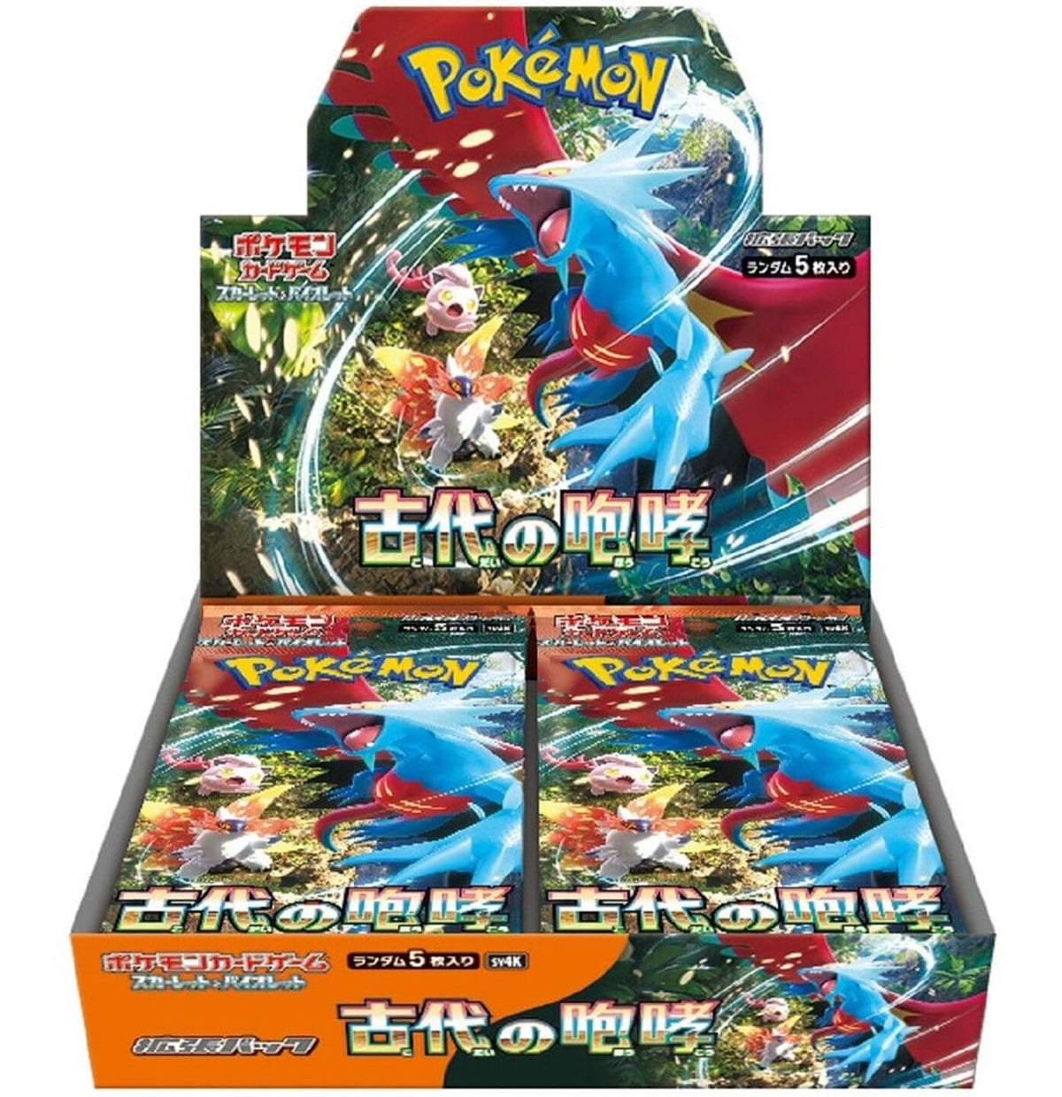 Pokemon Card Game Scarlet & Violet Expansion Pack Ancient Roar Booster Box (Japanese) - 30 Packs