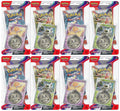 Pokemon TCG: Scarlet and Violet Checklane Espathra and Spidops Blister Booster Pack Bundle, 8 Packs 80 Cards