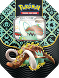 Pokémonémon Pokémon Trading Card Game Scarlet & Violet 04.5 Paldean Fates ex Tin Great Tusk, Green
