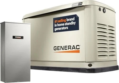 Generac Guardian 22kW Standby Generator – Home Backup Power with 200-Amp Transfer Switch & WiFi | TSH