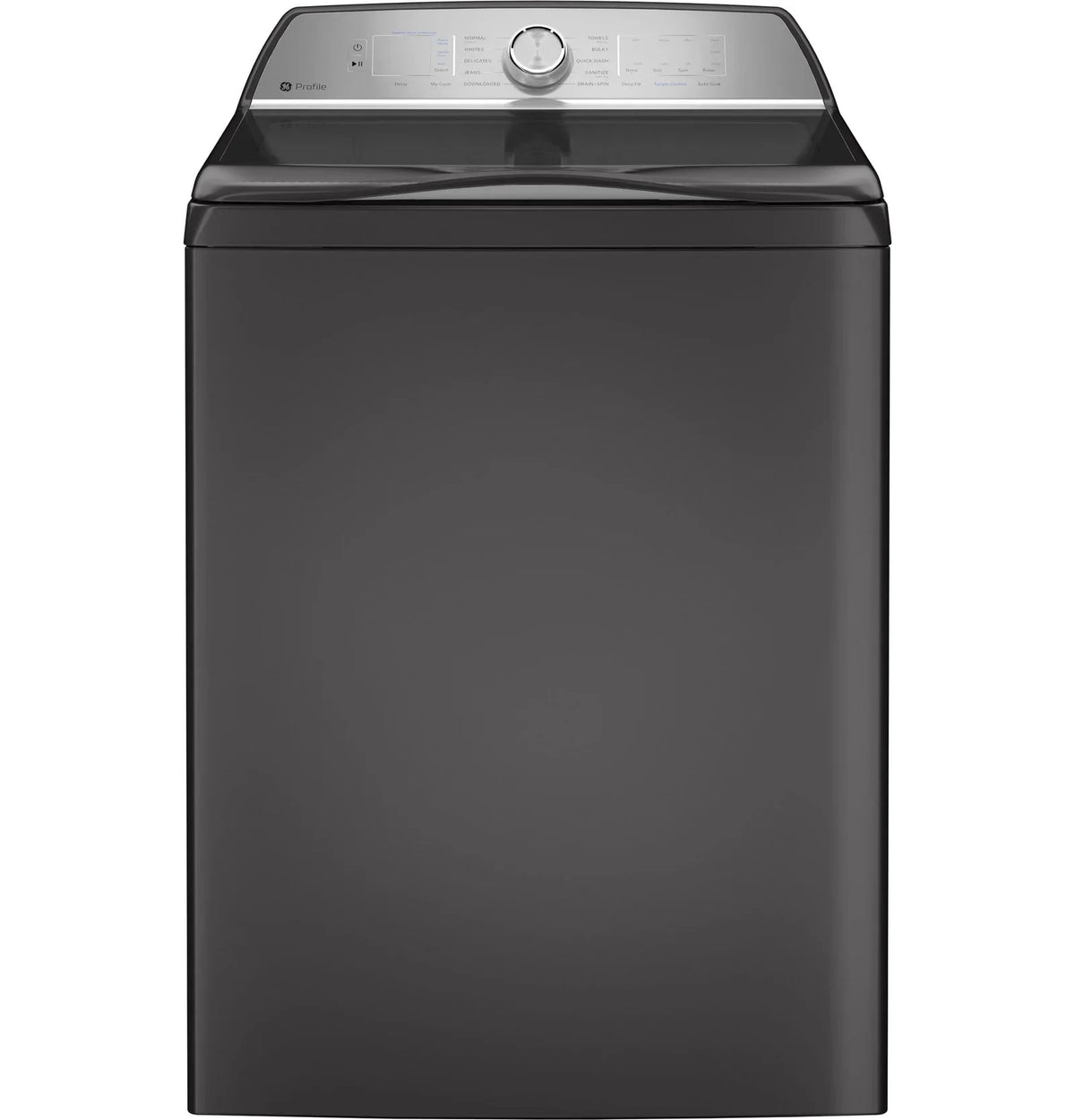 GE 4.9 Cu. Ft. Top Load Washer – White Washing Machine with Smarter Wash Technology & FlexDispense