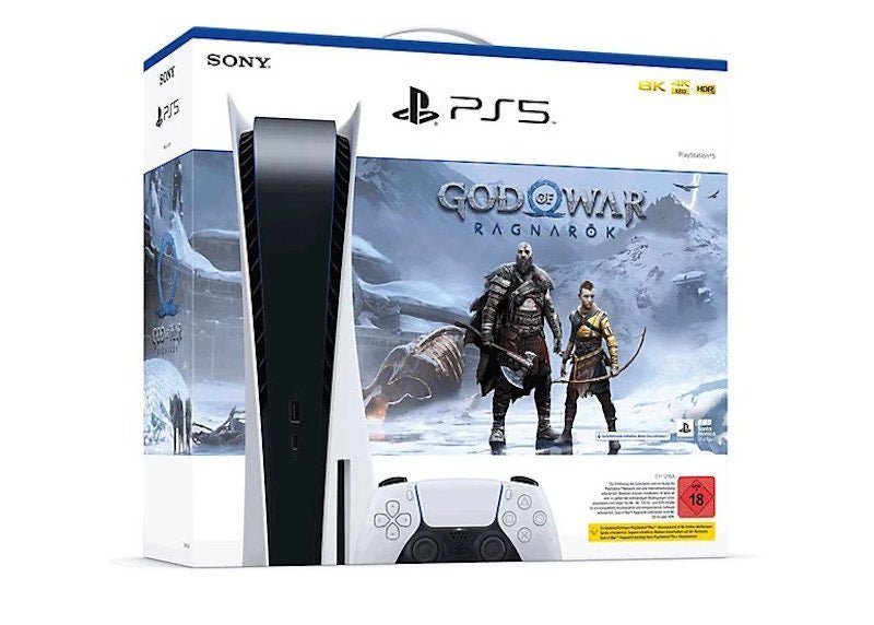 Sony PlayStation 5 PS5 Blu-ray Edition God of War Ragnarök (EU Plug) Console Bundle