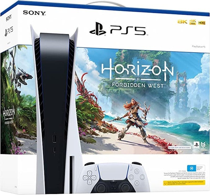 Sony PlayStation 5 PS5 Blu-ray Horizon Forbidden West Console Bundle (AUS) Plug) 9418894
