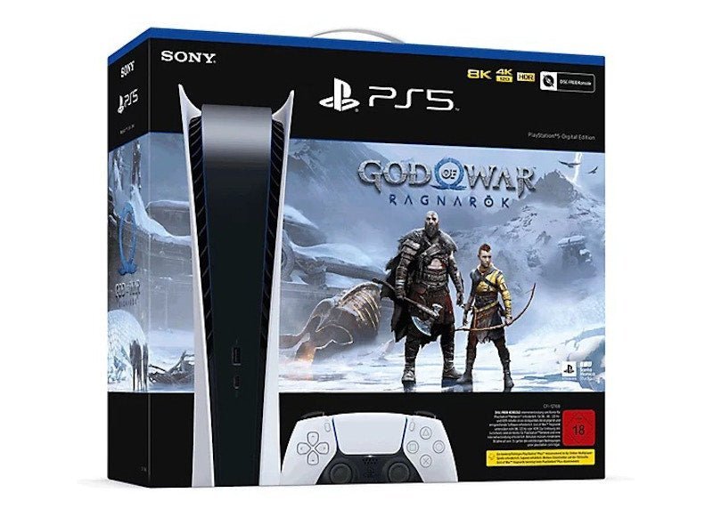 Sony PlayStation 5 PS5 Digital Edition God of War Ragnarök (KR Plug) Console Bundle CFI-1218