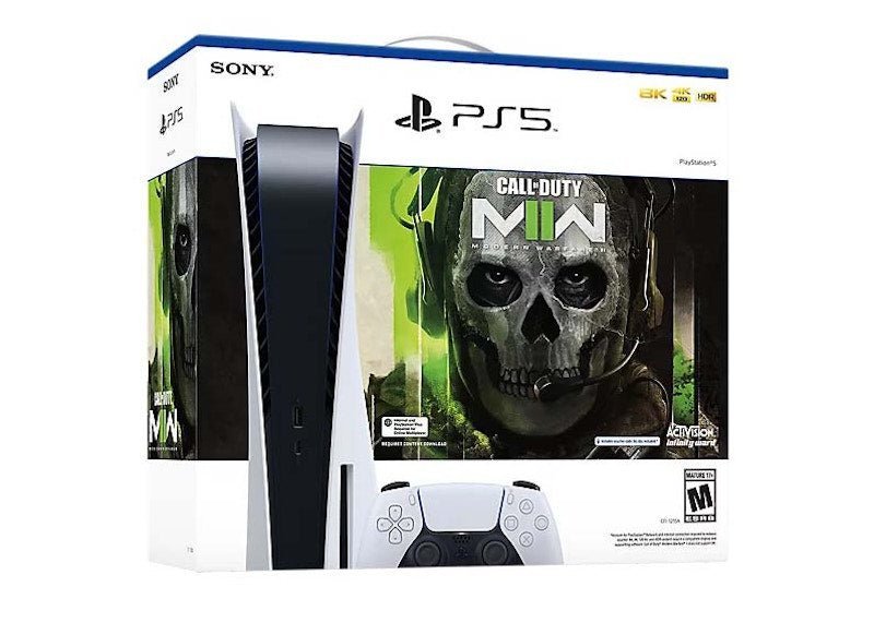 Sony PlayStation 5 PS5 Blu-ray Edition Call of Duty Modern Warfare II Console Bundle (US Plug) 1215A