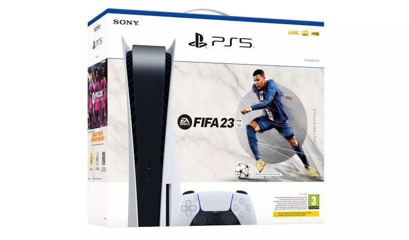 Sony PlayStation 5 PS5 Blu-ray EA SPORTS FIFA 23 (UK Plug) Console Bundle