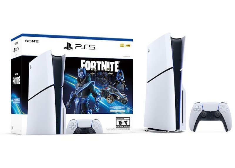 Sony PlayStation 5 PS5 Slim Ultra HD Blu-ray Fortnite Cobalt Star Console (US Plug) 1000045133