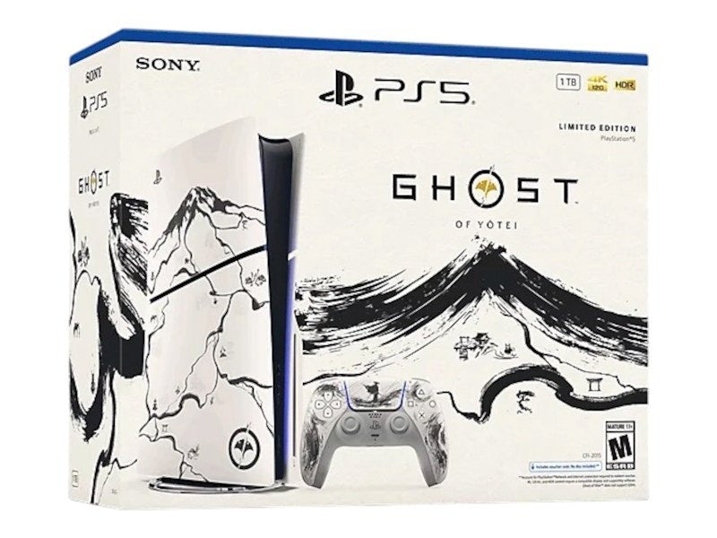 Sony PlayStation 5 PS5 Slim Ultra HD Ghost of Yotei Black Limited Edition Bundle (UK Plug)