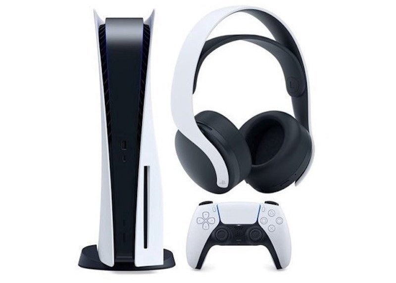 Sony Playstation 5 PS5 Disc Console with PULSE 3D Wireless Gaming Headset 3005718-3005688/3006634