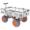 DOBA-MC500 500 lb Beach Fishing Cart – Heavy-Duty Aluminum Utility Wagon with 13″ PU Balloon Tires | TSH