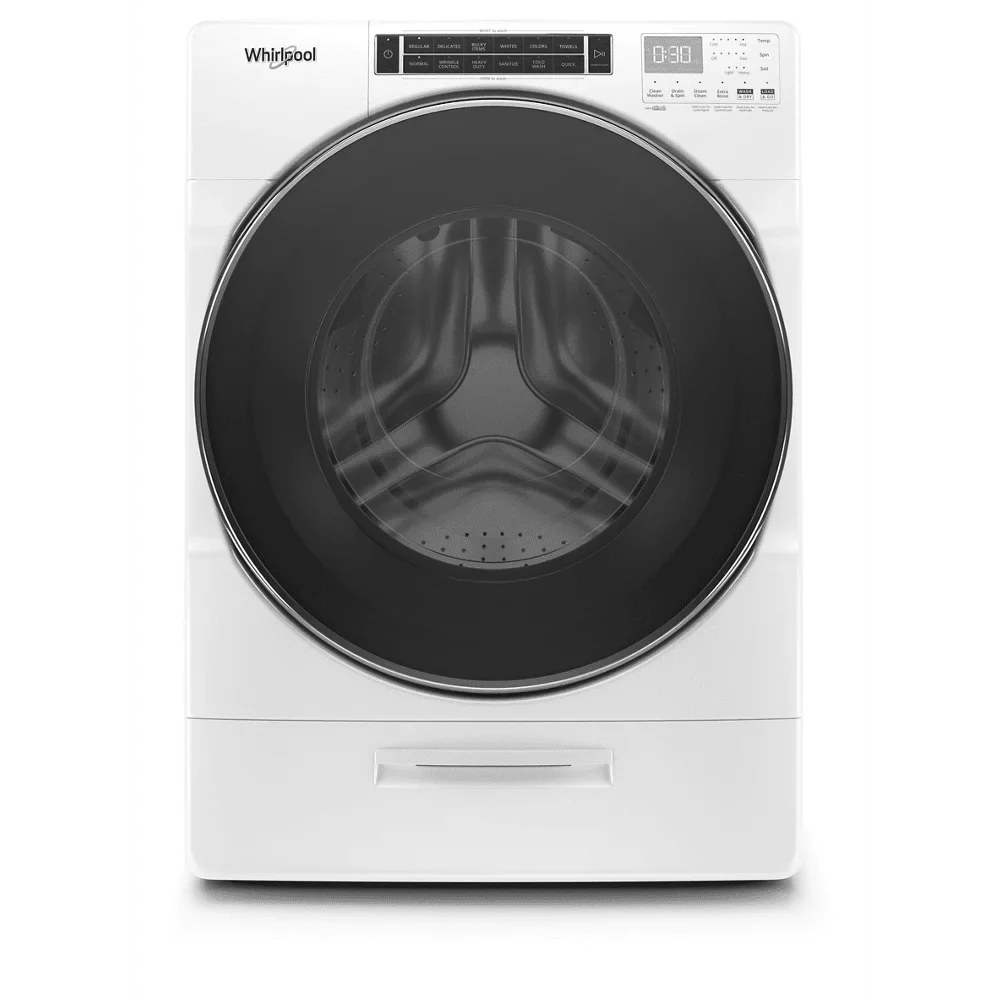 Whirlpool 5.0 Cu. Ft. Front Load Washer – High-Efficiency with Load & Go™ XL Dispenser