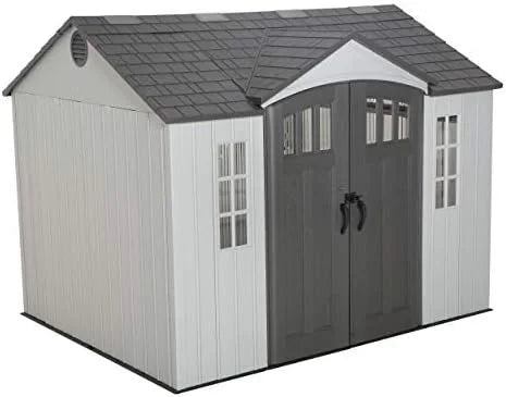 Lifetime 60243 10×8 ft. Outdoor Storage Shed – Durable Backyard Storage