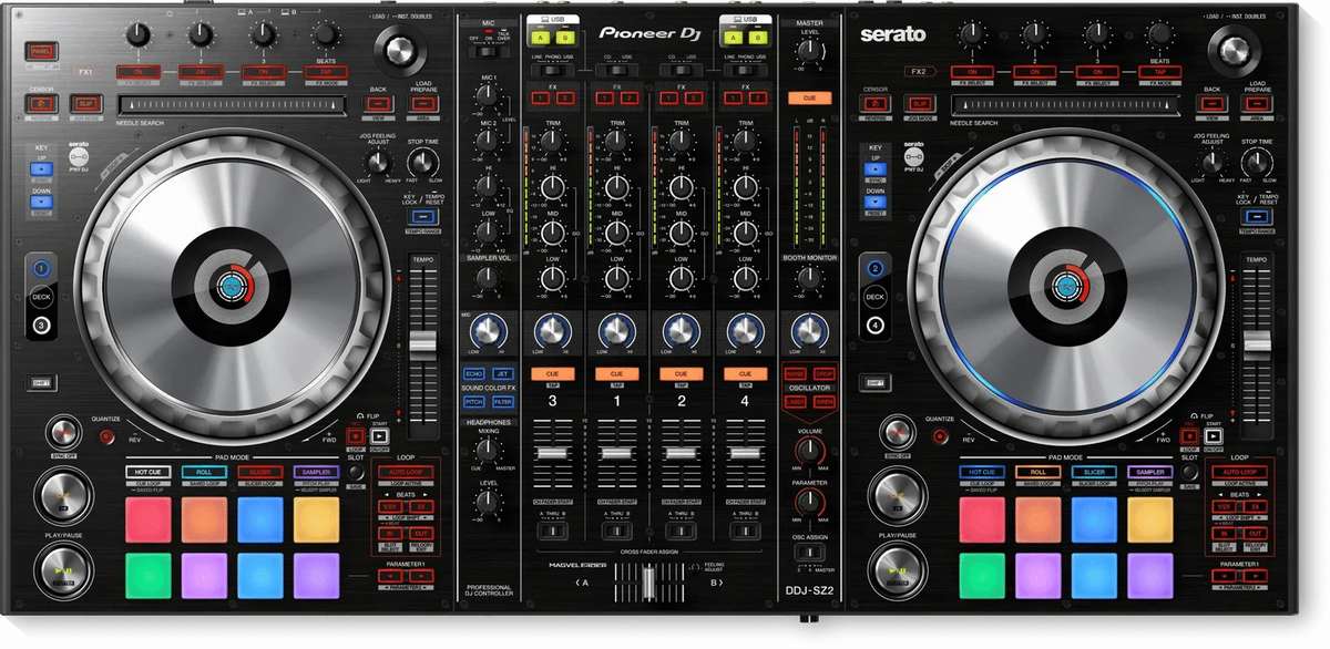 Pioneer DJ DDJ-SZ2 4-Channel DJ Controller – Flagship Serato DJ Controller | TSH