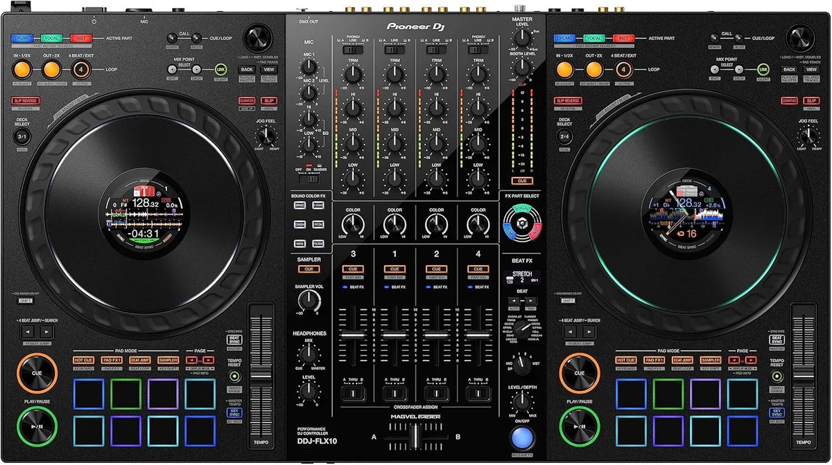 Pioneer DJ DDJ-FLX10 4-Channel DJ Controller – Professional Performance & Mixing System | TSH