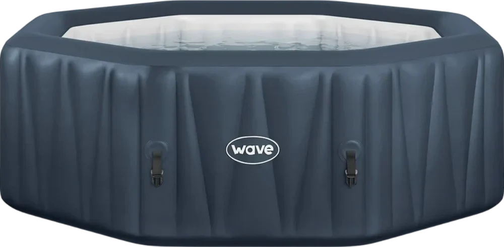 Wave Aegean Inflatable Hot Tub – 6-Person Octagonal Spa with Integrated Heater