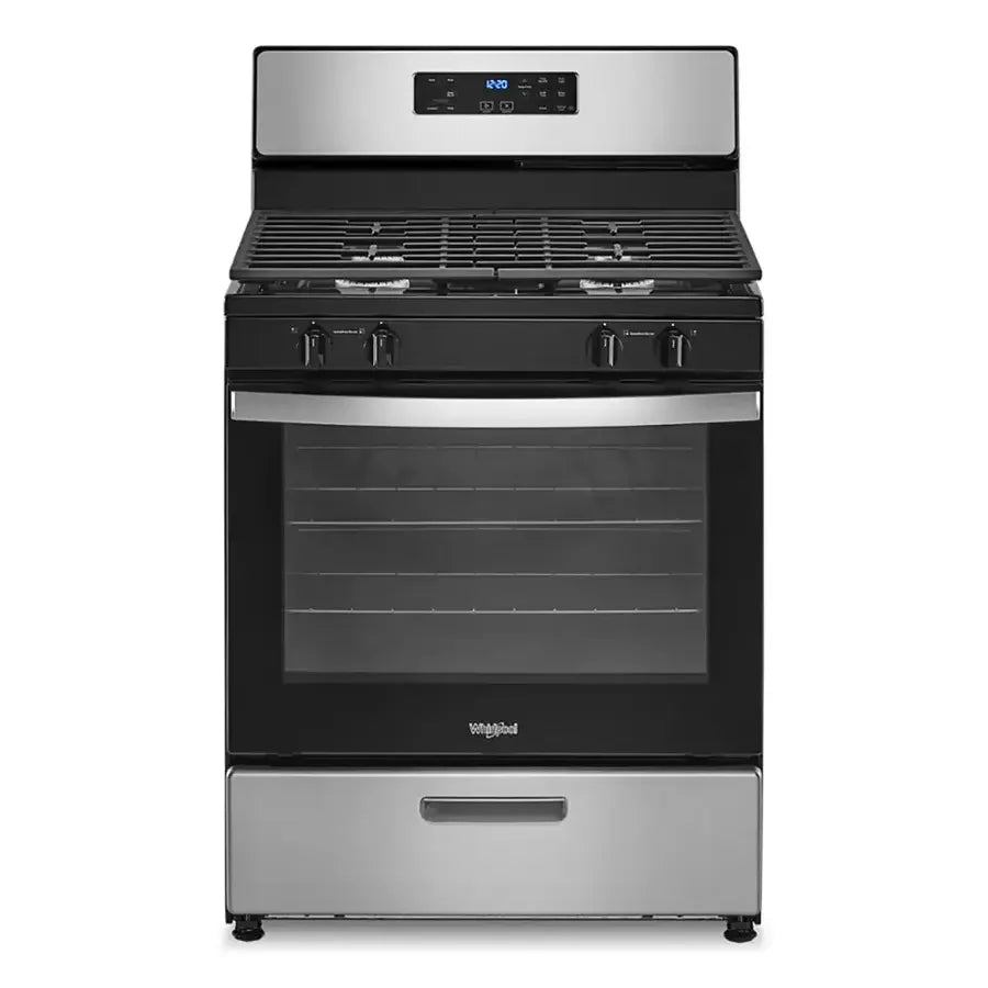 Whirlpool 5.1 Cu. Ft. Freestanding Gas Range – Spacious Oven with Broiler Drawer | TSH