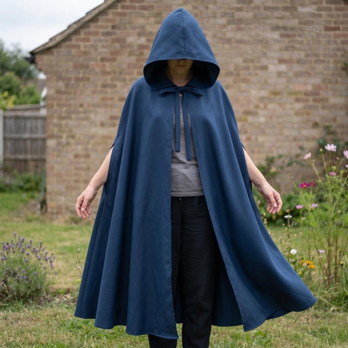 Hooded Cloak, Medieval Renaissance Fantasy Cosplay Outfit