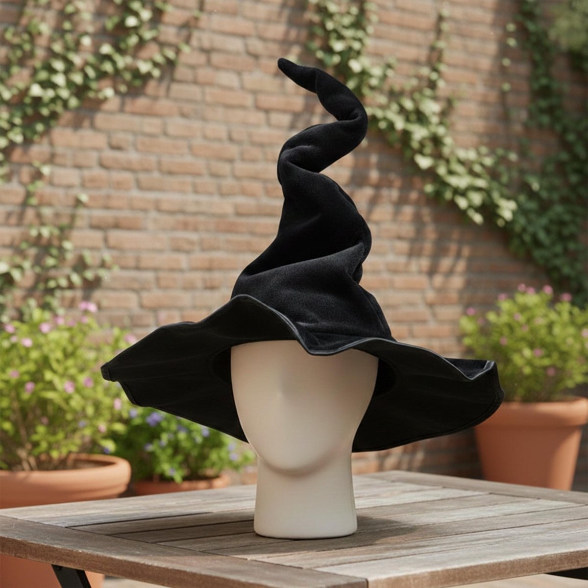 Gothic Witch Hat, Halloween Cosplay Costume Accessory