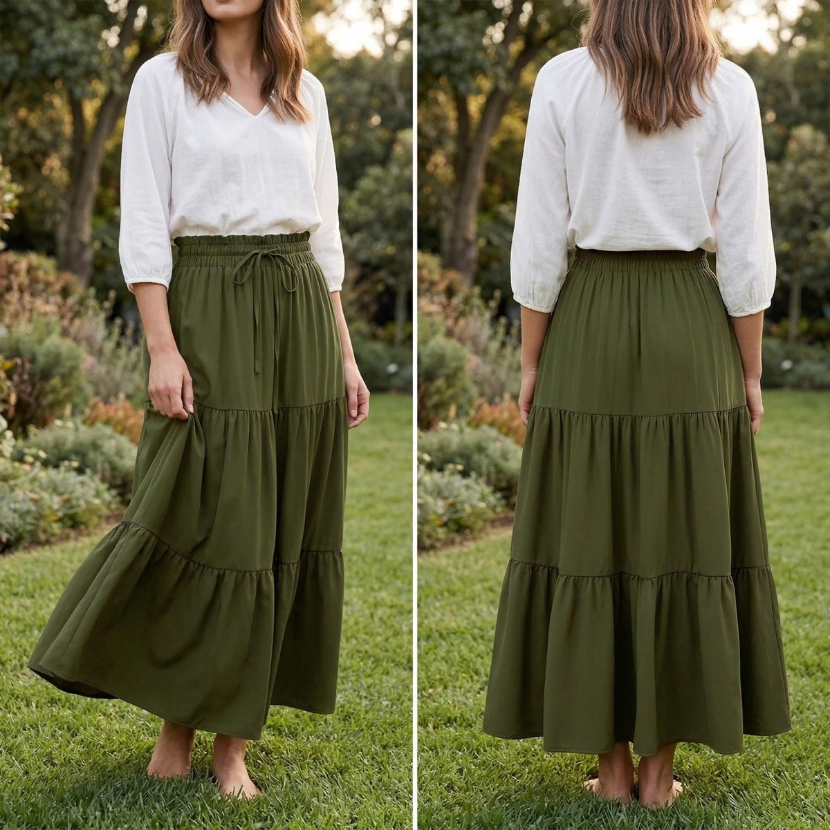Boho Skirt Set Summer Outfit