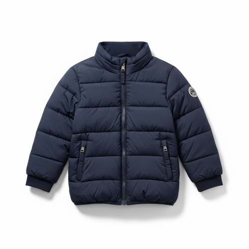 Boys Puffer Jacket - Navy Storm