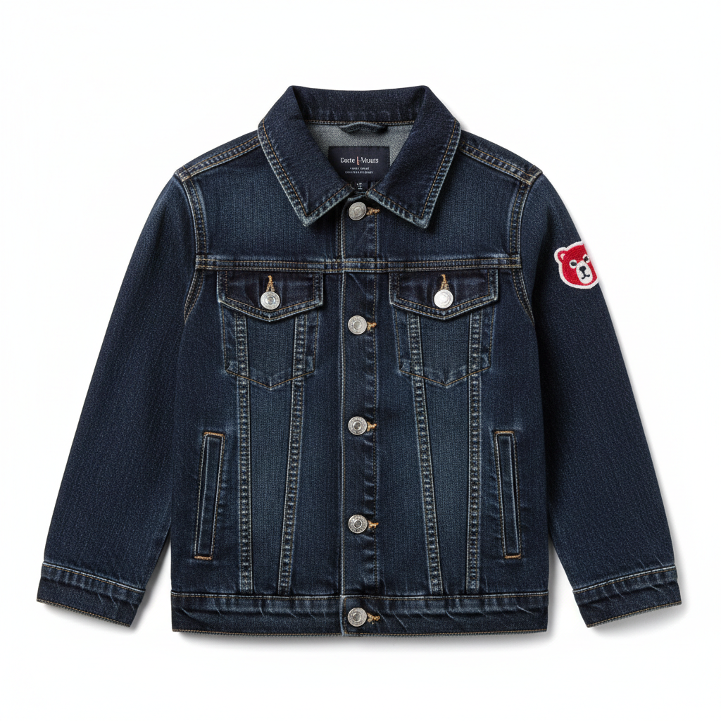 Boys Denim Jacket - Dark Wash
