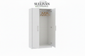 Modern Bedroom Storage Cabinet with Hanging Rail