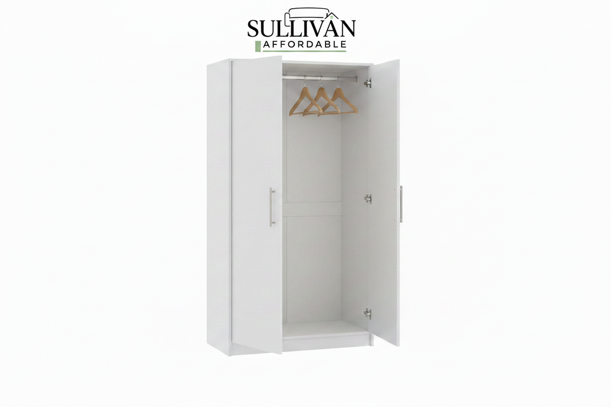 Modern Bedroom Storage Cabinet with Hanging Rail