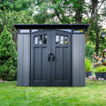 Lifetime 8×5 ft. Modern Outdoor Storage Shed – Gray
