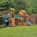 KidKraft Bear Cave Lodge Swing Set – Kids Outdoor Wooden Playset | TDS