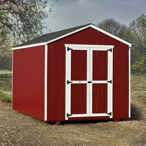 Little Cottage Co. 12×12 Pre-Cut Gable Shed Kit – Wooden Outdoor Storage Building | TSH