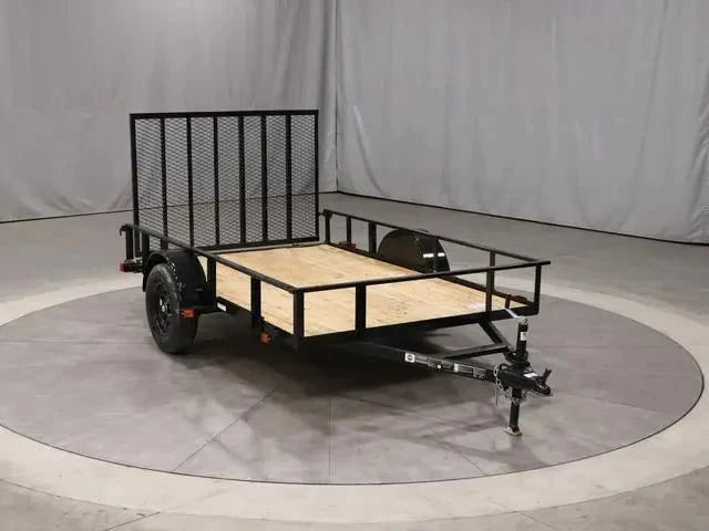 6×10 Single Axle Utility Trailer – Heavy-Duty Wood Floor & Rear Loading Gate | TSH