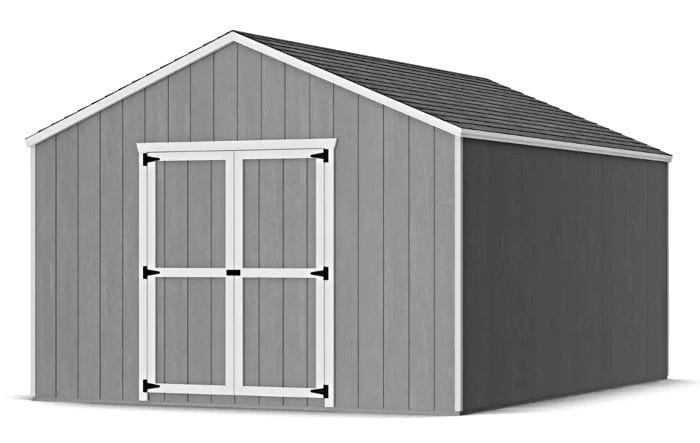 Little Cottage Co. 12×16 Pre-Cut Gable Shed Kit – DIY Outdoor Storage Building