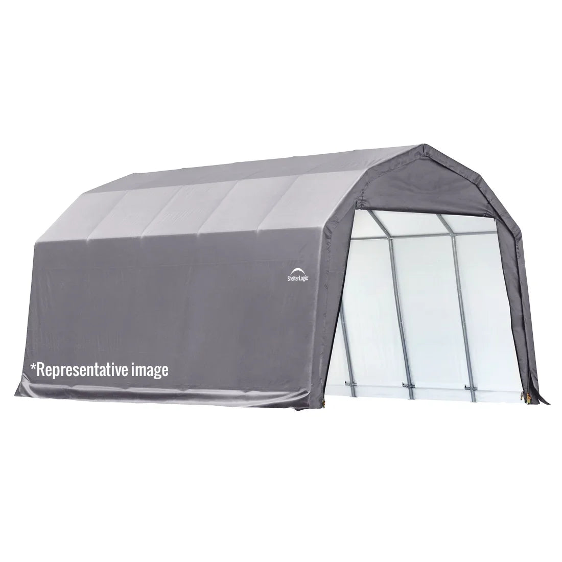 ShelterCoat 12×20×8 ft Custom Round Shelter – Wind & Snow Rated Storage Shelter