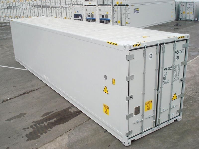 40 Ft High Cube Refrigerated Container – Integrated Cooling System